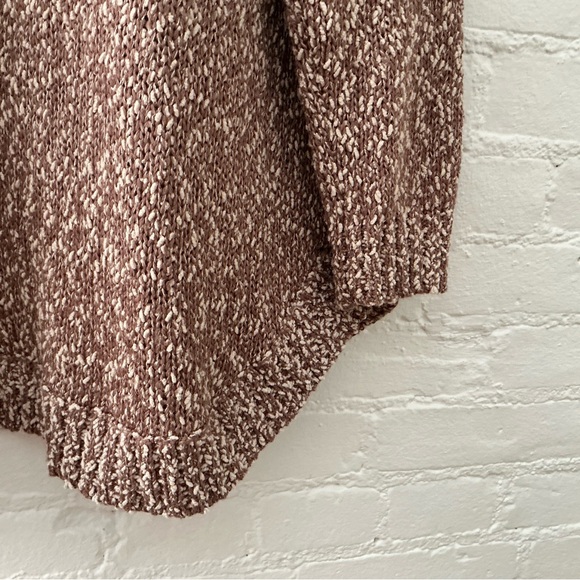 Natural Reflections Cozy Comfy Oversized Hooded Cardigan Sweater Layers Brown - Picture 12 of 15